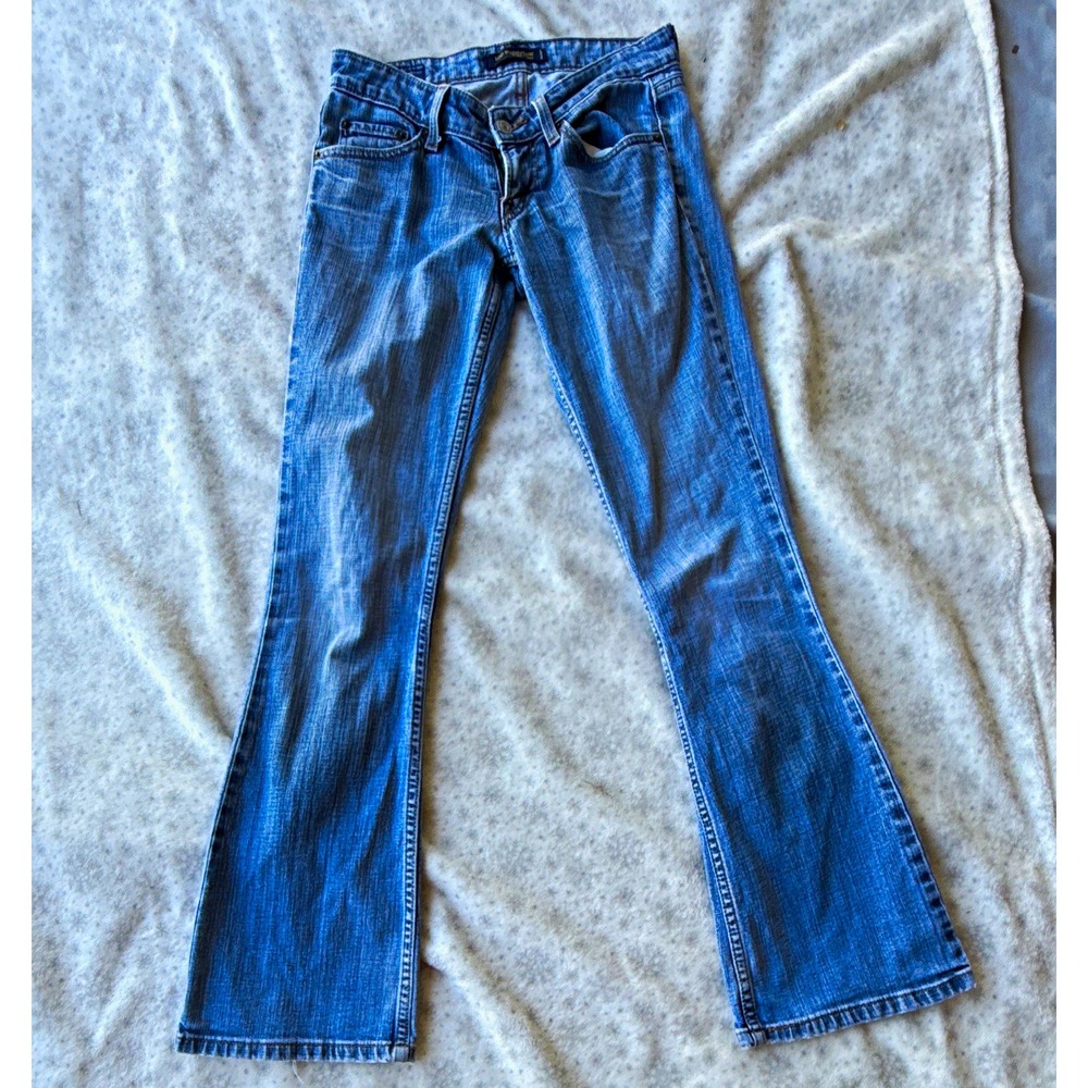 Levi's 524 Too Superlow Women's Bootcut Jeans Light Wash Blue Size 0
